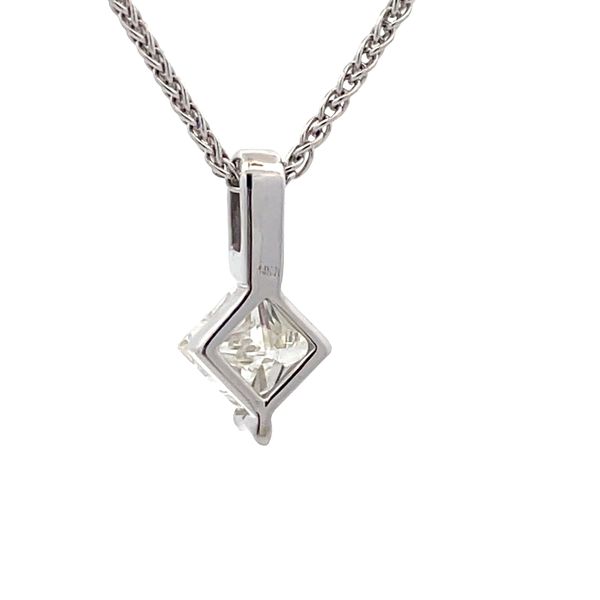 Estate - Diamond Solitaire Pendant Image 3 Flora Gems Decatur, IL