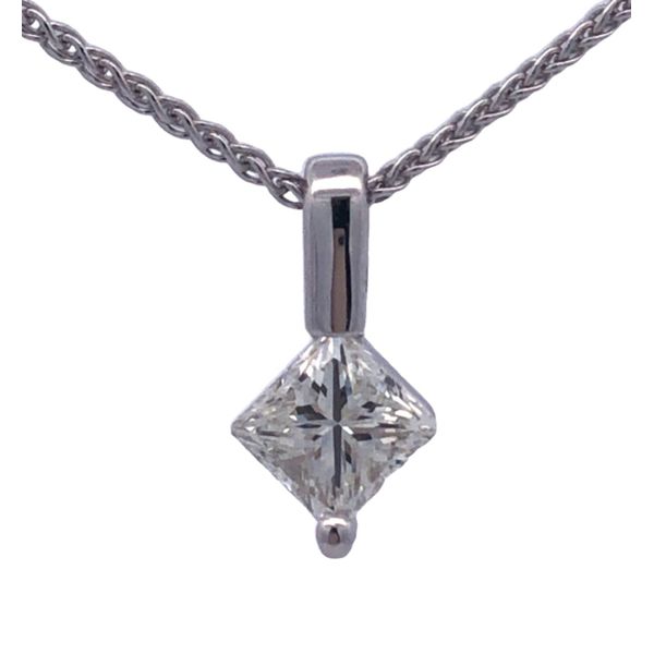 Estate - Diamond Solitaire Pendant Flora Gems Decatur, IL