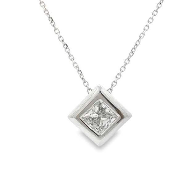 Estate - Diamond Solitaire Pendant Flora Gems Decatur, IL