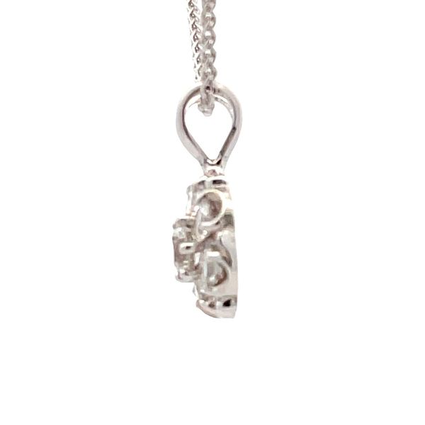 Estate - Diamond Cluster Pendant Image 2 Flora Gems Decatur, IL