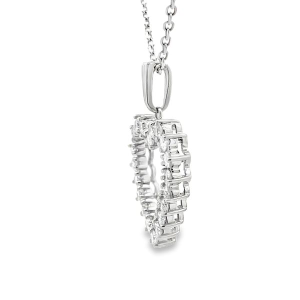 Estate - Diamond Heart Pendant Image 2 Flora Gems Decatur, IL
