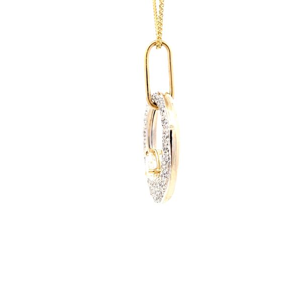 Estate - Diamond Circle Pendant Image 2 Flora Gems Decatur, IL