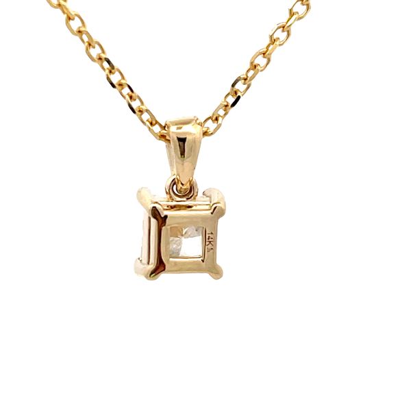Estate - Diamond Solitaire Pendant Image 3 Flora Gems Decatur, IL