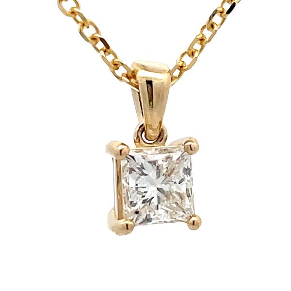 Estate - Diamond Solitaire Pendant Flora Gems Decatur, IL