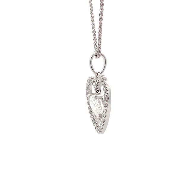 Estate - Diamond Heart Pendant Image 2 Flora Gems Decatur, IL