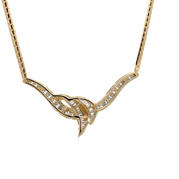 Estate - Diamond Necklace Image 3 Flora Gems Decatur, IL