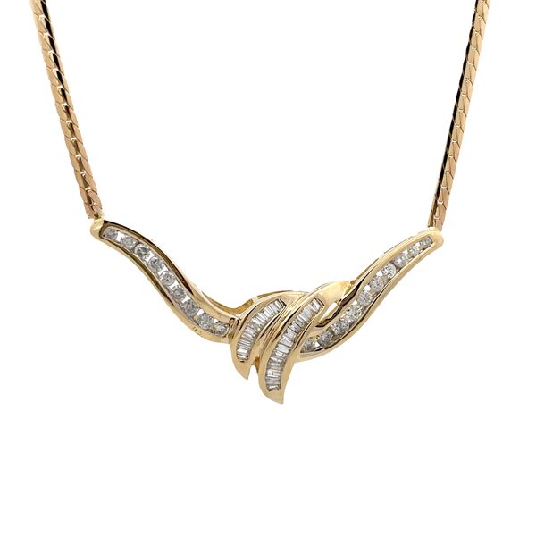 Estate - Diamond Necklace Flora Gems Decatur, IL