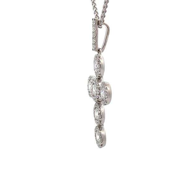 Estate - Diamond Cross Pendant Image 2 Flora Gems Decatur, IL