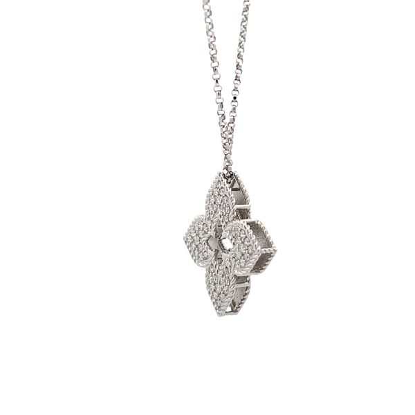 Estate - Roberto Coin Diamond Necklace Image 2 Flora Gems Decatur, IL