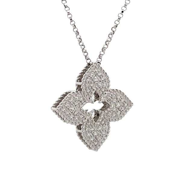 Estate - Roberto Coin Diamond Necklace Flora Gems Decatur, IL