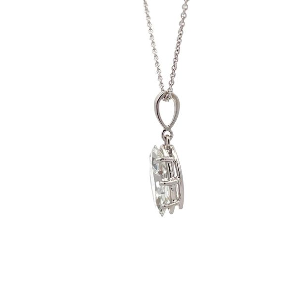 Estate - Diamond Solitaire Pendant Image 2 Flora Gems Decatur, IL
