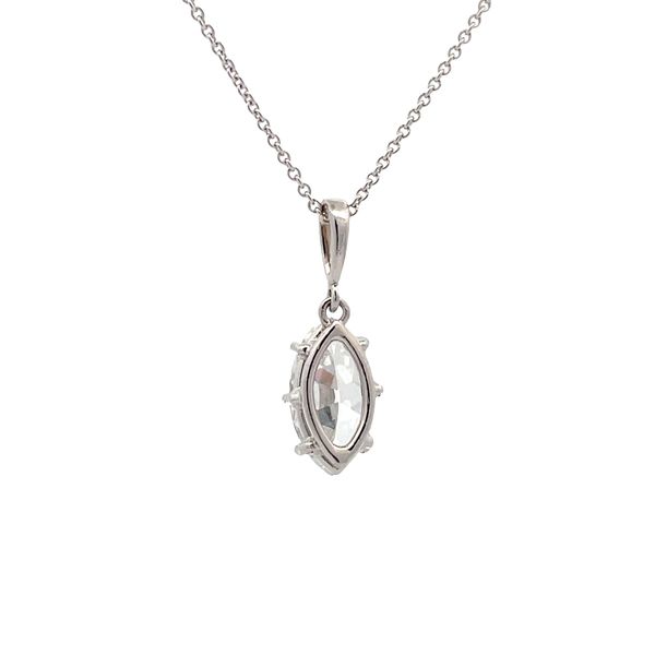 Estate - Diamond Solitaire Pendant Image 3 Flora Gems Decatur, IL