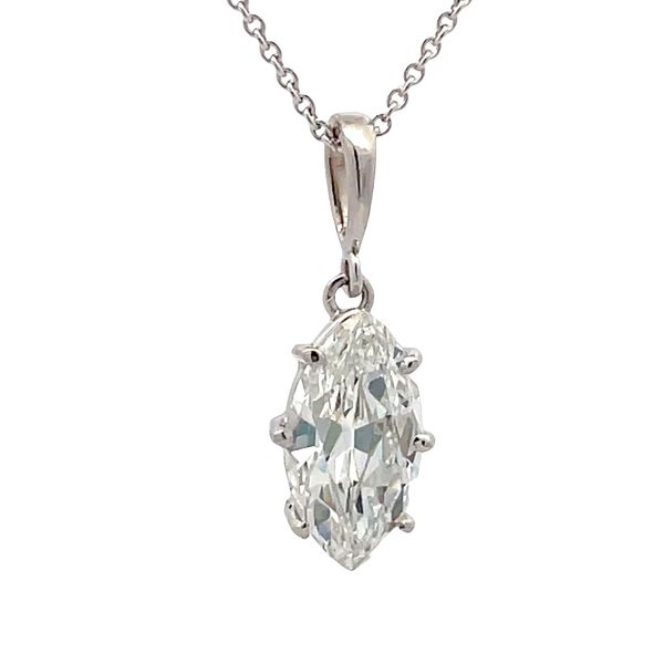 Estate - Diamond Solitaire Pendant Flora Gems Decatur, IL