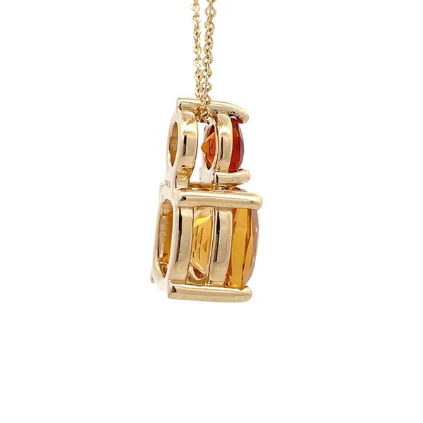 Estate - Citrine and Topaz Pendant Image 4 Flora Gems Decatur, IL