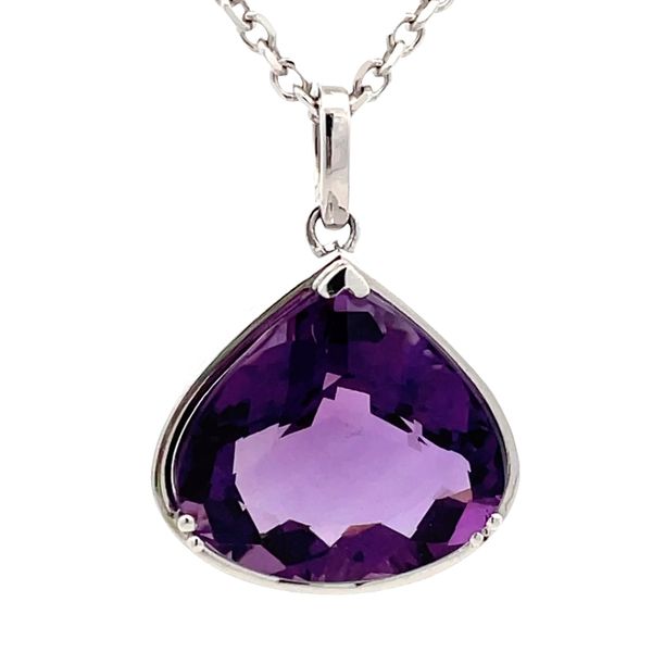 Estate - Amethyst Pendant Flora Gems Decatur, IL