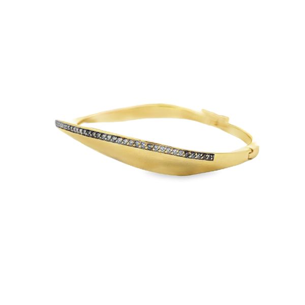 Estate - Diamond Bangle Bracelet Image 2 Flora Gems Decatur, IL