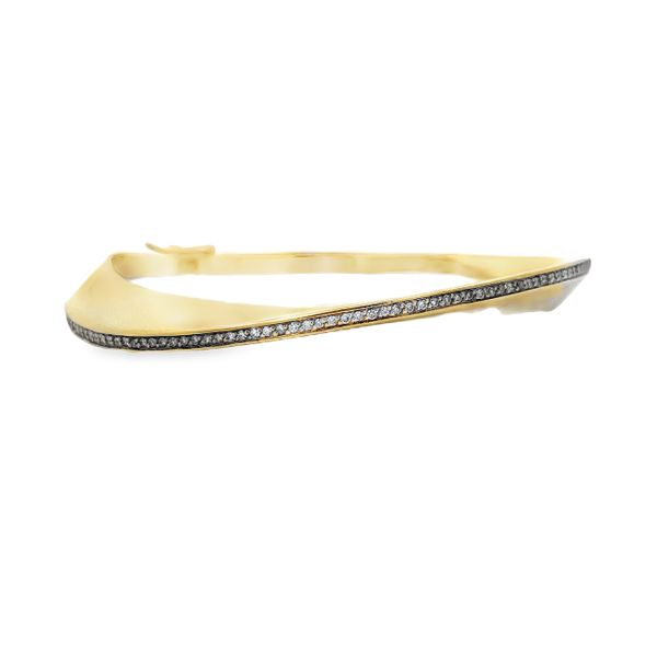 Estate - Diamond Bangle Bracelet Flora Gems Decatur, IL