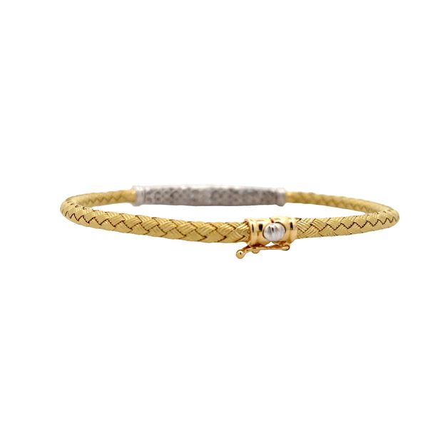 Estate - Simon G. Flexible Diamond Bracelet Image 3 Flora Gems Decatur, IL