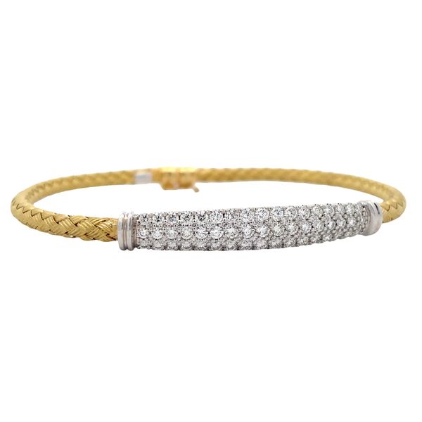 Estate - Simon G. Flexible Diamond Bracelet Flora Gems Decatur, IL
