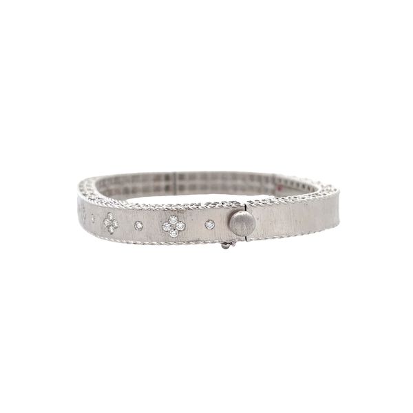Estate - Roberto Coin Diamond Bracelet Image 2 Flora Gems Decatur, IL