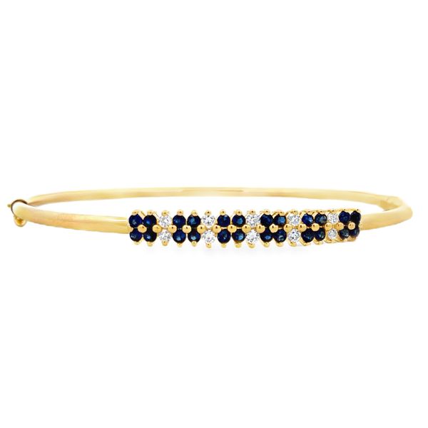 Estate - Sapphire and Diamond Bracelet Flora Gems Decatur, IL