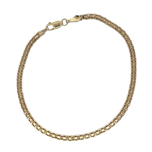 Estate - Yellow Gold Bracelet Flora Gems Decatur, IL
