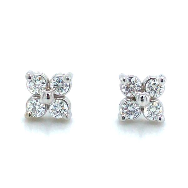 Estate - Diamond Earrings Flora Gems Decatur, IL