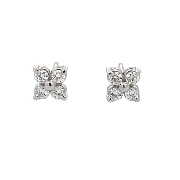 Estate - Diamond Earrings Flora Gems Decatur, IL