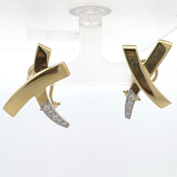 Estate - Diamond Earrings Flora Gems Decatur, IL
