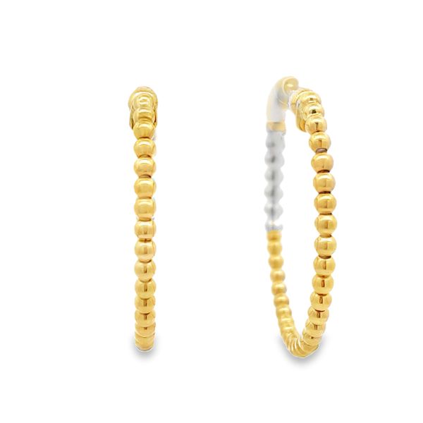 Estate - Diamond Hoop Earrings Image 3 Flora Gems Decatur, IL