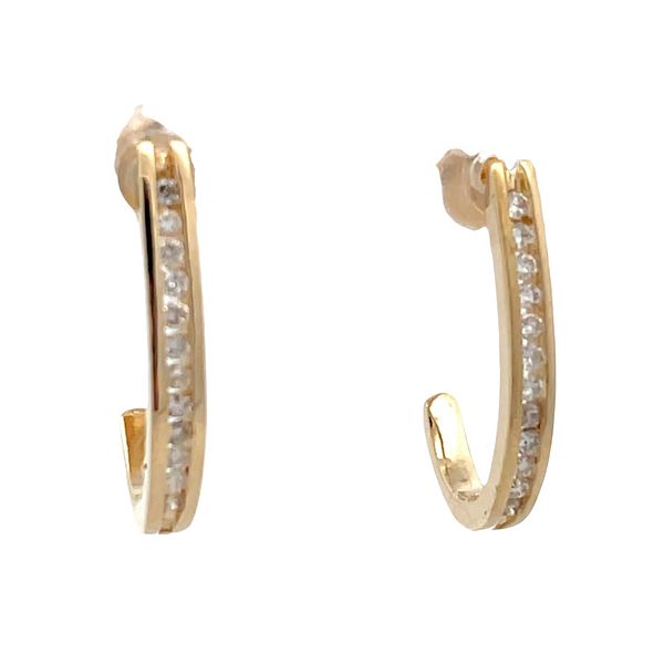 Estate - Diamond Earrings Flora Gems Decatur, IL