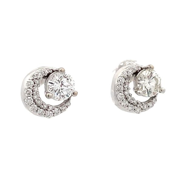 Estate - Diamond Earrings Flora Gems Decatur, IL