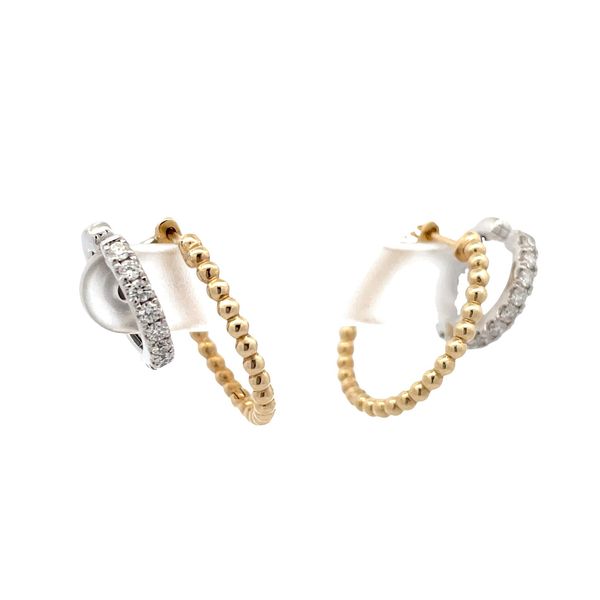 Estate - Diamond Earrings Flora Gems Decatur, IL