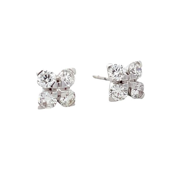 Estate - Roberto Coin Diamond Earrings Flora Gems Decatur, IL
