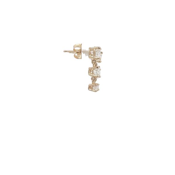 Estate - Diamond Earrings Image 2 Flora Gems Decatur, IL