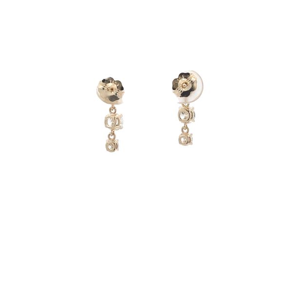 Estate - Diamond Earrings Image 3 Flora Gems Decatur, IL