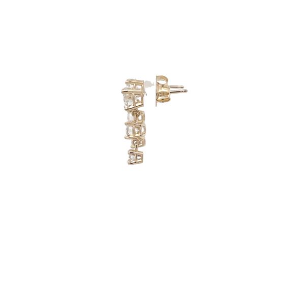 Estate - Diamond Earrings Image 4 Flora Gems Decatur, IL