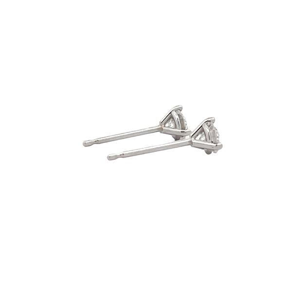 Estate - Natural Diamond Stud Earrings Image 4 Flora Gems Decatur, IL