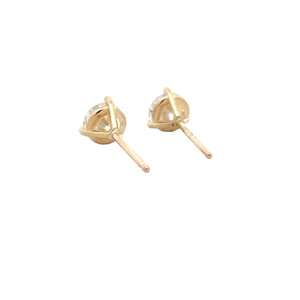 Estate - Natural Diamond Stud Earrings Image 3 Flora Gems Decatur, IL