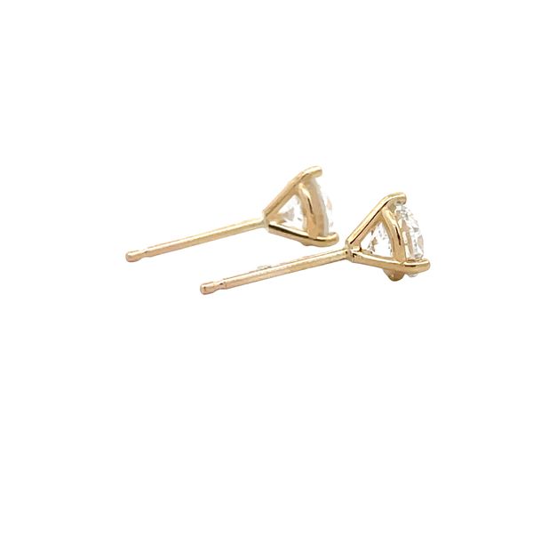 Estate - Natural Diamond Stud Earrings Image 4 Flora Gems Decatur, IL