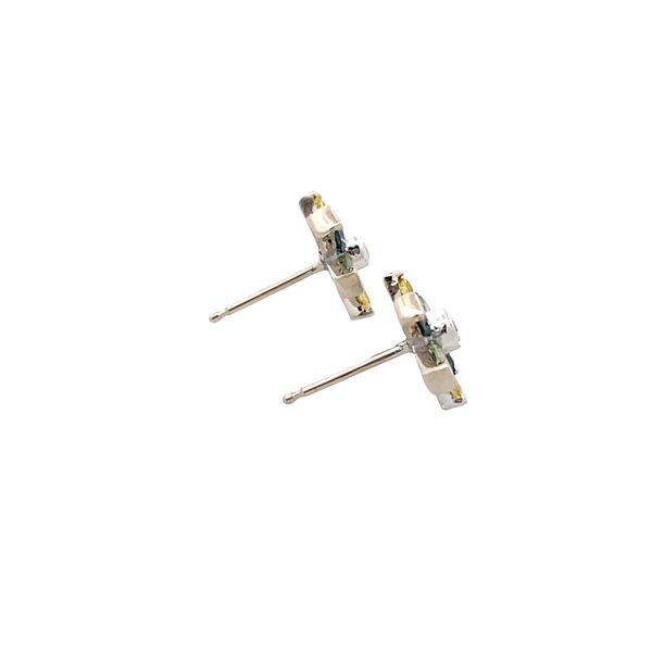 Estate - Sapphire and Diamond Earrings Image 4 Flora Gems Decatur, IL
