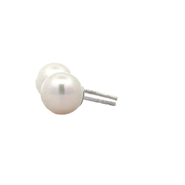 Estate - Pearl Stud Earrings Image 2 Flora Gems Decatur, IL