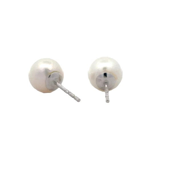 Estate - Pearl Stud Earrings Image 3 Flora Gems Decatur, IL