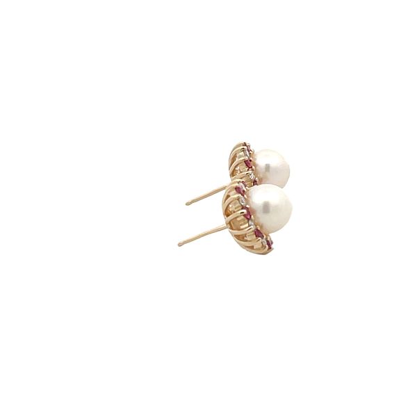 Estate - Pearl Earrings Image 2 Flora Gems Decatur, IL