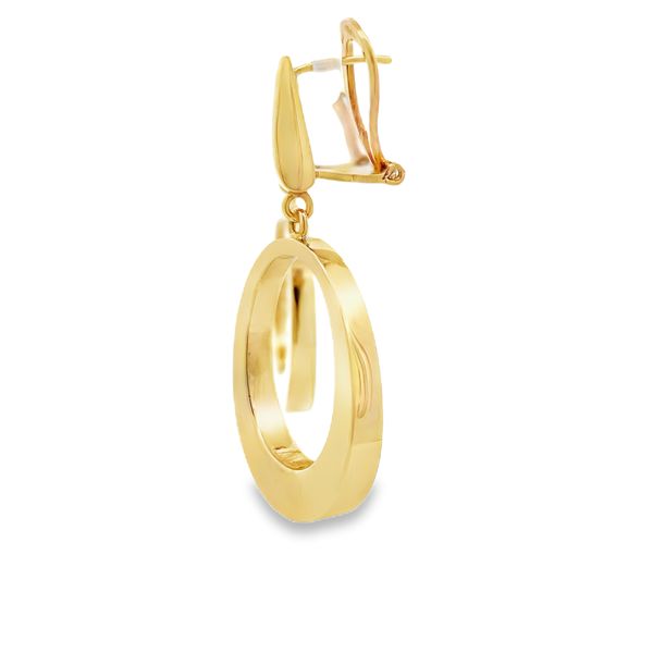 Estate - Gold Earrings Image 2 Flora Gems Decatur, IL