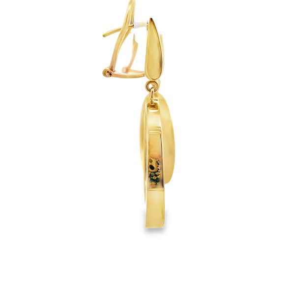 Estate - Gold Earrings Image 4 Flora Gems Decatur, IL