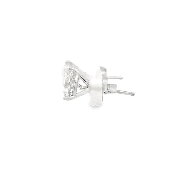 Estate - Lab Grown Diamond Stud Earrings Image 2 Flora Gems Decatur, IL
