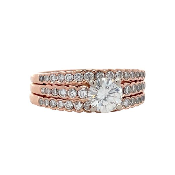 Estate - Moissanite and Laboratory Grown Diamond Ring Flora Gems Decatur, IL