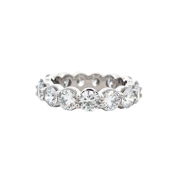 Estate - Lab Grown Diamond Eternity Band Image 2 Flora Gems Decatur, IL