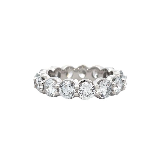 Estate - Lab Grown Diamond Eternity Band Image 3 Flora Gems Decatur, IL